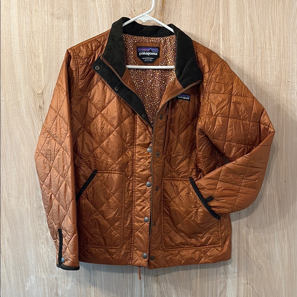 Patagonia Diamond Quilted Snap Up Jacket